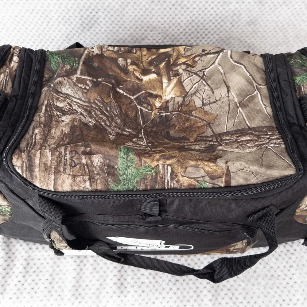 NWT Golden Pacific‎ Dekalb Duffel Bag Black Camo Hunting Tactical Farming Travel